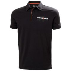 Helly Hansen 79260 Logo Polo Shirt - Black