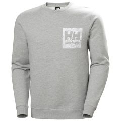 Helly Hansen 79263 Logo Sweatshirt - Light Grey Melange