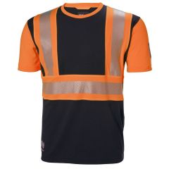 Helly Hansen 79271 ICU T-Shirt - Hi Vis Orange/Ebony