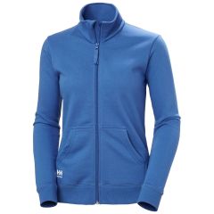 Helly Hansen 79321 Womens Classic Zip Sweatshirt - Stone Blue