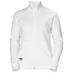 Helly Hansen 79321 Womens Classic Zip Sweatshirt - White