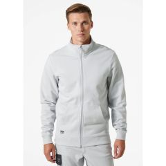 Helly Hansen 79326 Classic Zip Sweatshirt - Grey Fog