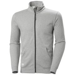 Helly Hansen 79326 Classic Zip Sweatshirt - Grey Melange