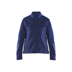 Blaklader 4443 Women's Industry Jacket Stretch - Navy Blue/Cornflower Blue