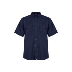 Tranemo 8141 Short Sleeves Shirt - Navy
