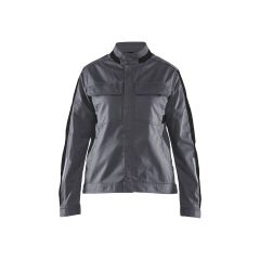 Blaklader 4443 Women's Industry Jacket Stretch - Mid Grey/Black