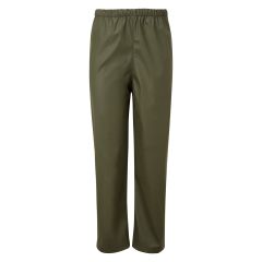 Fort Workwear Splashflex Childs Waterproof Trousers - Tear Resistant - Green