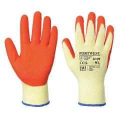 Portwest A109 Grip Glove (Retail Pack) - (Orange)