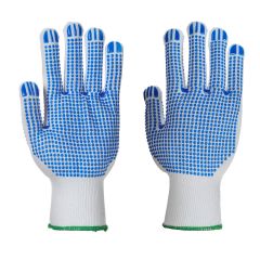 Portwest A113 Polka Dot Plus Glove - (White/Blue)