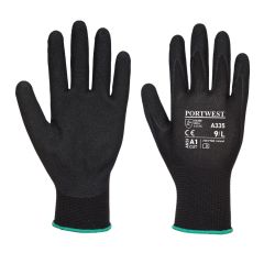 Portwest A335 Dermi-Grip NPR15 Nitrile Sandy Glove - (Black)