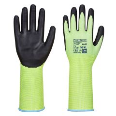 Portwest A632 Green Cut Glove Long Cuff - (Green/Black)