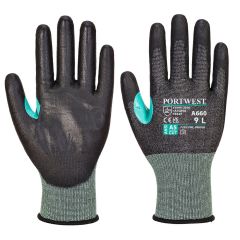 Portwest A660 CS Cut E18 PU Glove - (Black)
