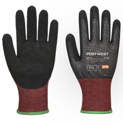 Portwest A671 CS Cut F13 Latex Glove - (Black)
