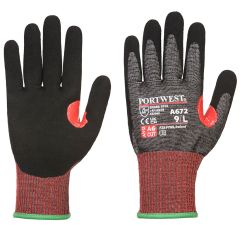 Portwest A672 CS Cut F13 Nitrile Glove - (Black)