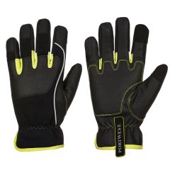 Portwest A771 PW3 Tradesman Glove - (Black/Yellow)