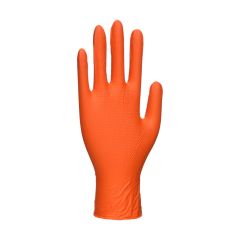 Portwest A930 Orange HD Disposable Glove (Pk100) - (Orange)
