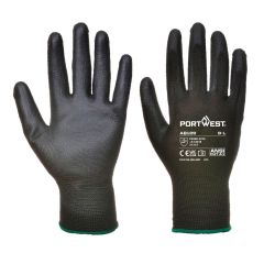 Portwest AB129 PU Palm Glove (288 Pairs) - (Black)