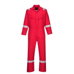 Portwest AF73 Araflame Silver Coverall - (Red)