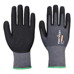 Portwest AP12 SG Grip15 Eco Nitrile Glove (Pk12) - (Grey/Black)