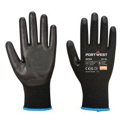 Portwest AP33 LR15 PU Touchscreen Glove (Pk12) - (Black)
