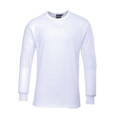 Portwest B123 Thermal T-Shirt Long Sleeve - (White)