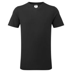 Portwest B197 V-Neck Cotton T-Shirt - (Black)