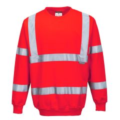 Portwest B303 Hi-Vis Sweatshirt - (Red)