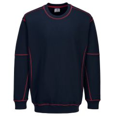 Portwest B318 Essential Two Tone Sweatshirt - (Navy/Red)