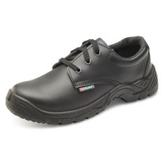 Black Smooth leather Shoe Dual Density