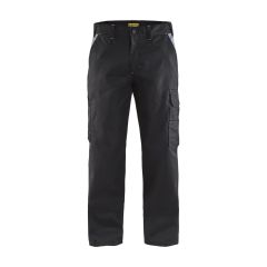 Blaklader 1404 Industry Trousers 65% Polyester, 35% Cotton Twill (Black/Grey)