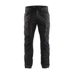 Blaklader 1459 Stretch Service Trousers - 65% Polyester/35% Cotton (Dark Grey/Black)