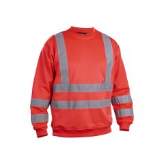 Blaklader 3341 Sweatshirt High Vis (Red High Viz)