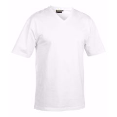 Blaklader 3360 T-Shirt, V-Neck (White)