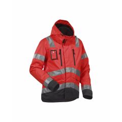 Blaklader 4837 High Vis, Waterproof Jacket (Red/Black)