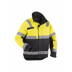Blaklader 4862 Hi Vis Winter Jacket - Quilt Lined (Yellow/Black)