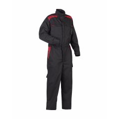 Blaklader 6054 Industry Coverall 65% Polyester 35% Cotton (Black/Red)