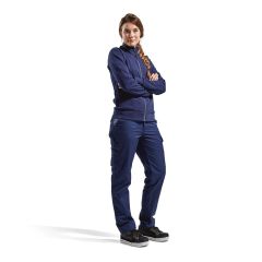 Blaklader 7104 Ladies Industry Trousers (Navy Blue / Grey)