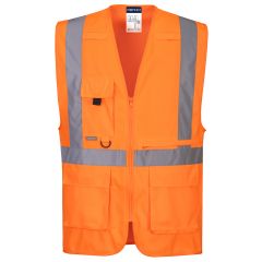 Portwest C357 Hi-Vis Tablet Pocket Executive Vest  - (Orange)