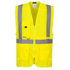 Portwest C357 Hi-Vis Tablet Pocket Executive Vest  - (Yellow)