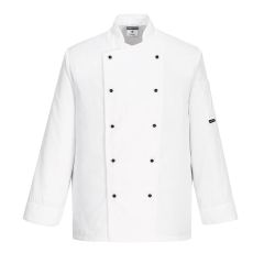 Portwest C834 Somerset Chefs Jacket L/S - (White)