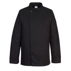 Portwest C835 Surrey Chefs Jacket L/S - (Black)