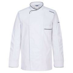 Portwest C835 Surrey Chefs Jacket L/S - (White)
