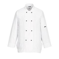 Portwest C837 Rachel Women's Chefs Jacket L/S - (White)