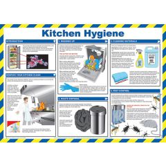Kitchen Hygiene Poster - White - A780