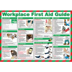 Workplace First Aid Poster - White - A600