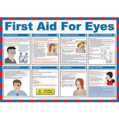 First Aid For Eyes Poster - White - A602