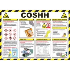 COSHH Poster - White - A704