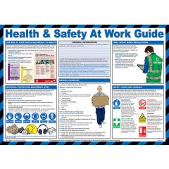 Health And Safety At Work Poster - White  - A607