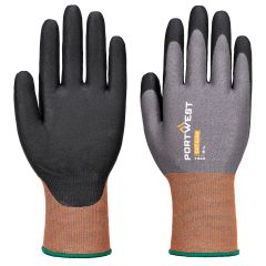 Portwest CT21 CT Cut C21 Nitrile Glove - (Grey/Black)