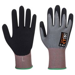 Portwest CT65 CT Cut E15 Nitrile Glove - (Grey/Black)